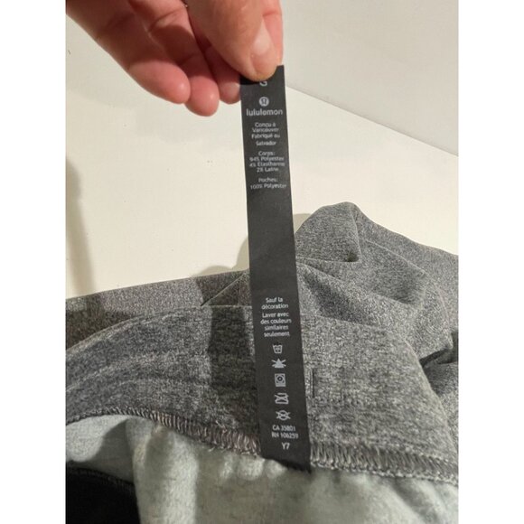 Lululemon Mens Large Heathered Gray Jogger Sweatpants - Picture 9 of 16